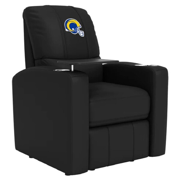 Dreamseat Stealth Power Plus Recliner with Los Angeles Rams Helmet Logo XZ520823901CDSMHTUSBBLK-PSNFL20082 - main